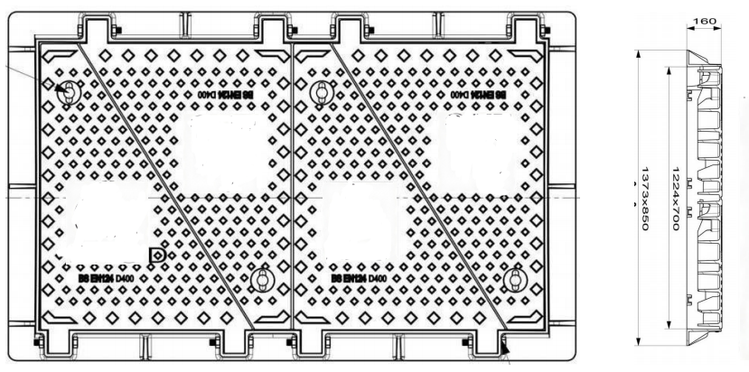 Telecom Manhole Covers D400